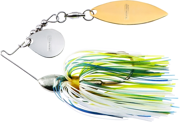 Picture of Booyah Vibra-Wire Double Tandem Spinnerbait, 1/4 Oz, Foxy-Shad