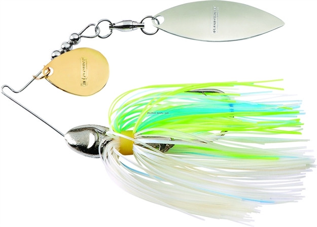 Picture of Booyah Vibra-Wire Double Tandem Spinnerbait, 1/4 Oz, Herring