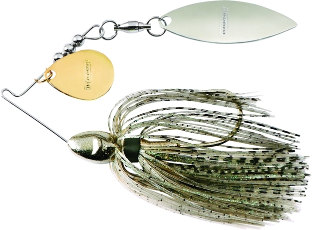 Picture of Booyah Vibra-Wire Double Tandem Spinnerbait, 1/4 Oz, River-Shad
