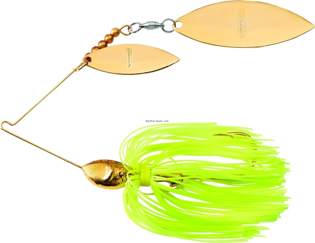 Picture of Booyah Vibra-Wire Double Willow Blade Spinnerbait, 1/2 Oz, Chartreuse