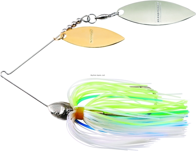 Picture of Booyah Vibra-Wire Double Willow Blade Spinnerbait, 3/8 Oz, Herring