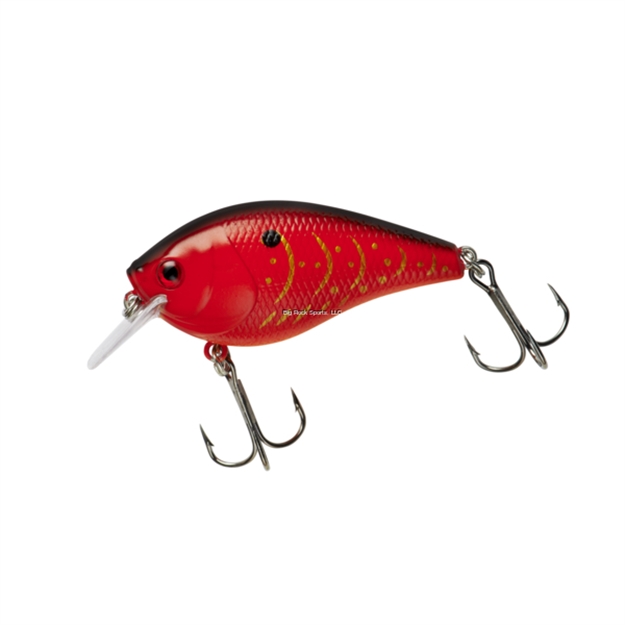 Picture of Booyah Xcs1 Squarebill Crankbait, 2 3/4", 1/2Oz, #4 Hooks,  0-3 Crank Depth, Rayburn Red BYXCS101