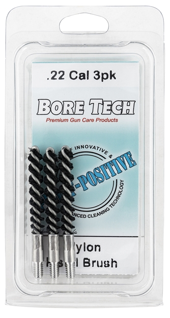 Picture of Bore Tech  Proof-Positive Nylon Brushes 22 Cal Pistol 8-32 Aluminum/Nylon 1.50" Nylon Brush
