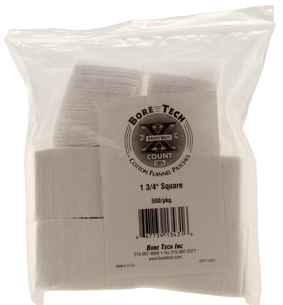 Picture of Bore Tech Btpt134s500 X-Count  1.75" Cotton 500 Per Pkg BTPT-134-S50