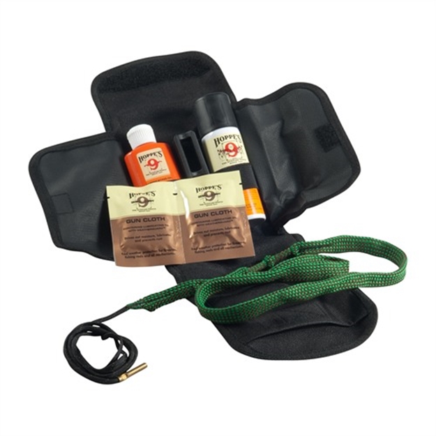 Picture of Hoppes Boresnake Soft-Sided Cleaning Kit Rifle .22/.223 W/Case Oil Solvent 34011 026285340112