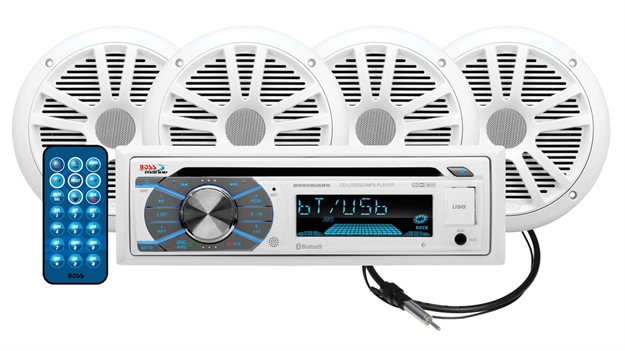 Picture of Boss Audio Systems CD Receiver BT 4 Speakers