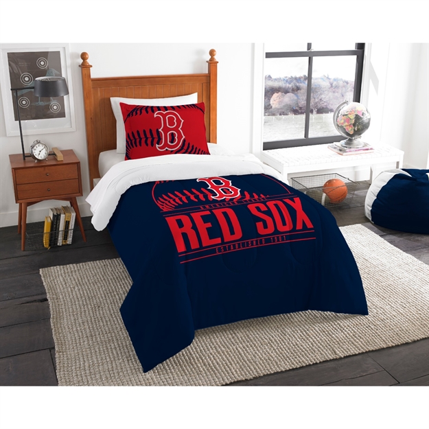 Picture of Boston Red Sox Twin Comforter Set