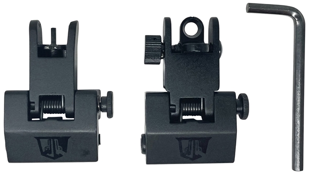 Picture of Bowden Tactical J265002 Iron Sights  Black Anodized Flip-Up Style J26500-21 810030621683