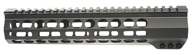 Picture of  Bowden Tactical J23010 Foundation Handguard 10" M-Lok Made OF Black Anodized Aluminum Includes Barrel Nut For Ar-Platform 810030620105