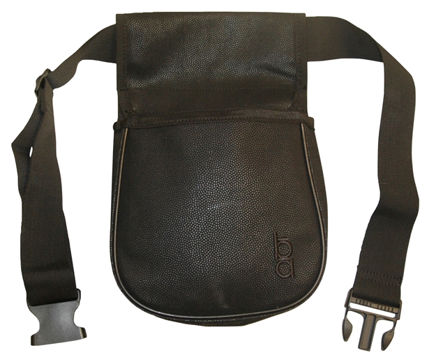 Picture of Boyt Harness 23284 Classic Divided Shell Pouch With 2" Wide Belt Leather Black