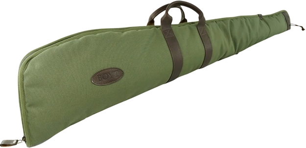 Picture of  Boyt Harness Gcrfus48 Canvas Rifle Case 48" Green Waxed Canvas W/ Tanned Leather Accents Quilted Flannel Lining 617867137314