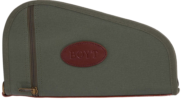 Picture of  Boyt Harness Pp41od Heart-Shaped Pistol Case OD Green Canvas Holds Handgun 737618008967