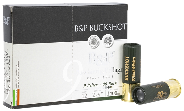 Picture of B&P 12B00bk Buckshot  12 Gauge 2.75" 1 1/5 OZ 00 Buck Shot 10 Bx/ 10 CS