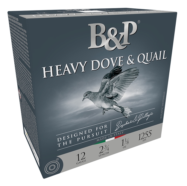 Picture of  B&P 12B18d75 Heavy Dove & Quail  12Gauge 2.75" 1 1/8Oz 7.5Shot 25 Per Box/10 Case 878122006725
