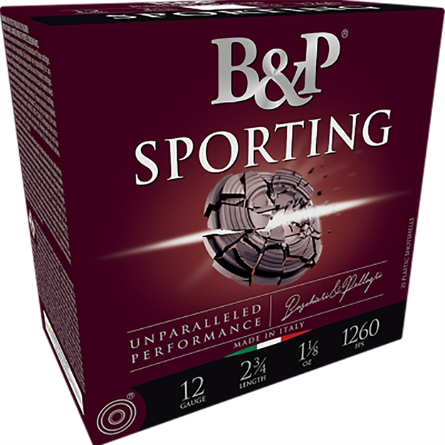 Picture of B&P Ammunition 12B1sh75 Sporting Clay  12Gauge 2.75" 1Oz 7.5Shot 25 Per Box/10 Case 430102143 878122004493