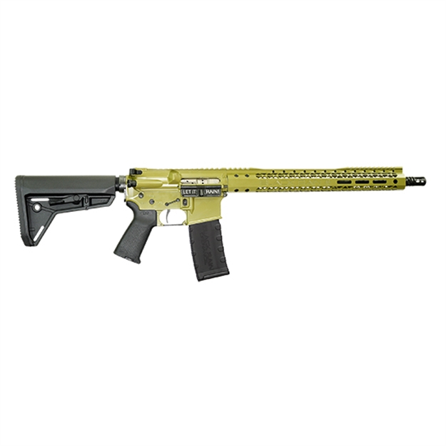 Picture of  Black Rain Ordnance Brosspbg Spec 15+ Ssp 5.56X45mm Nato 30+1 16", Bazooka Green, 15" Slim M-Lok, Magpul Grip/Carbine Stock 681565230790