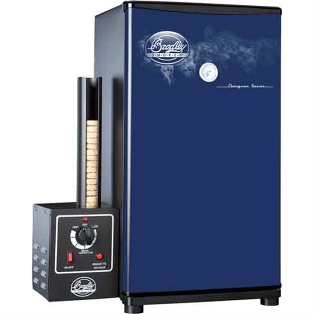 Picture of Bradley Smoker Smoker 4-Rack Designer Series Blue Electric Smoker
