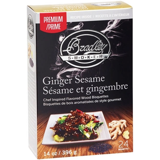 Picture of Bradley Smoker Smoker Ginger & Sesame Bisquettes 24 Pack