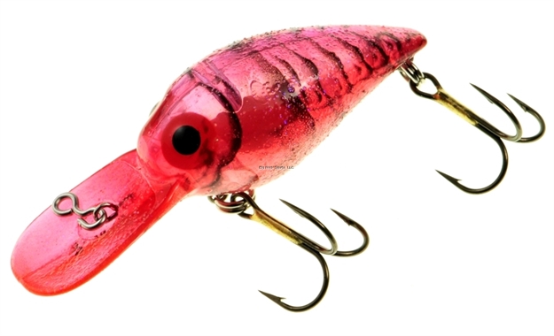 Picture of Brad's Lighted Wiggler Crankbait, 3", 3/8 Oz, Cerise Craw, Floating/Sinking