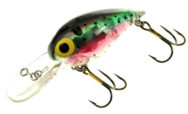 Picture of Brad's Lighted Wiggler Crankbait, 3", 3/8 Oz, Laser Rainbow, Floating/Sinking