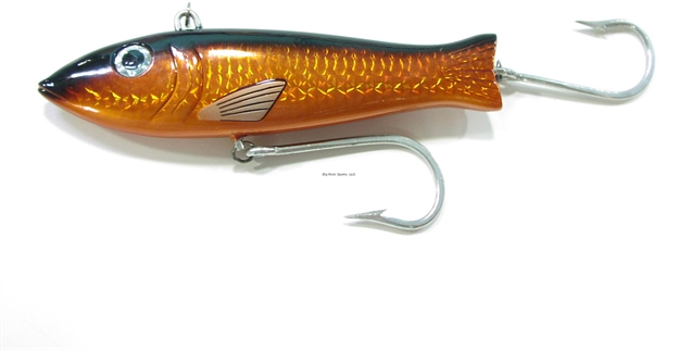 Picture of Braid Little Speedy High Speed Trolling Lure, 6", 5 Oz, 6 TO 14 Knots, Black/Orange