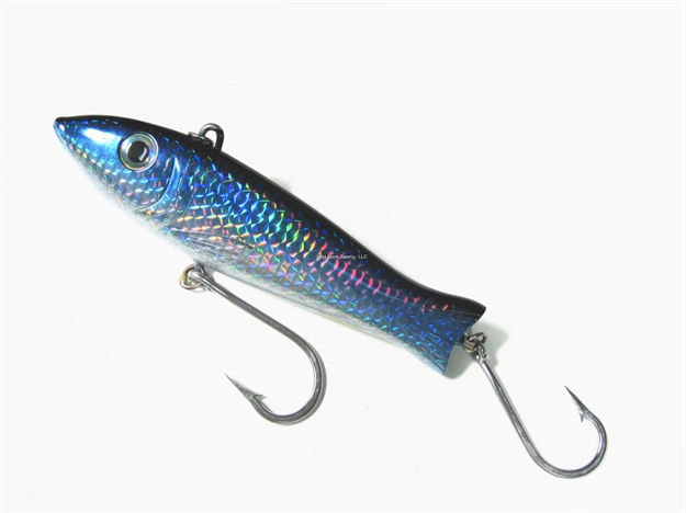 Picture of Braid Little Speedy High Speed Trolling Lure, 6", 5 Oz, 6 TO 14 Knots, Blue/White