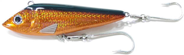 Picture of Braid Marauder High Speed Trolling Lure, 6" (Small), 5 Oz, UP TO 12 Knots, Black/Orange