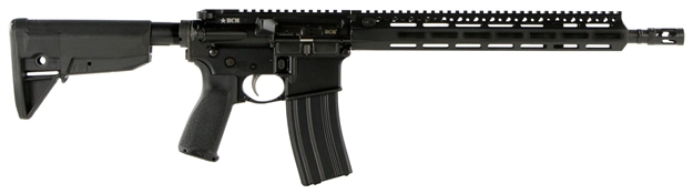 Picture of Bcm 780750 Recce-14 Mcmr 223 Rem/5.56X45mm Nato 30+1 14.50" Steel Chrome Lined Barrel, Mod 3 Compensator, Anodized 7075-T6 Aluminum Receiver, Synthetic 6 Position Stock, Ambidextrous Safety 812526021748 -