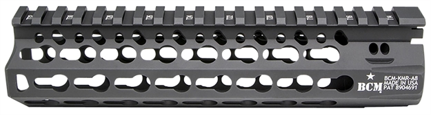 Picture of Bcm Kmra8556bk Kmr Alpha Handguard 8" Keymod Style Made OF Aluminum With Black Anodized Finish For Ar-15 KMRA8556BLK 812526020383