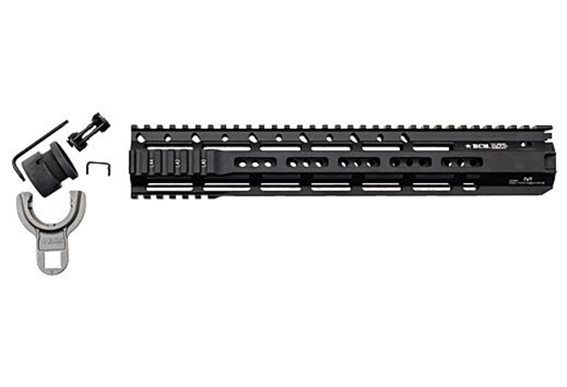 Picture of  Bcm Raiderm13556blk Raider-M13 Rail  Black Anodized 13.00" M-Lok Free-Floating Style Made OF Aluminum For Ar-Platform 812526024022
