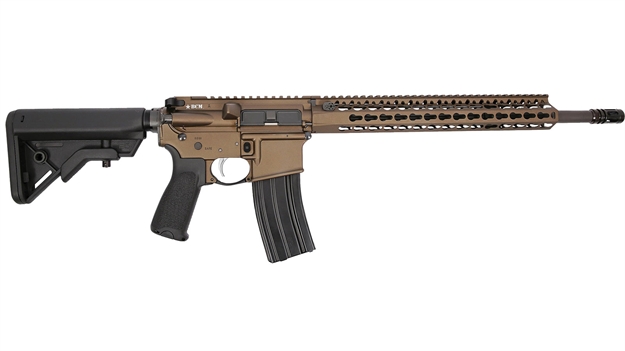 Picture of Bcm 750790Brz Recce-16 Kmr-A 223 Rem,5.56X45mm Nato 16" 30+1 Bronze Cerakote, Black Manganese Phosphate, 6 Position Stock Black Bravo Mod 3 Grip 750-790-BRZ