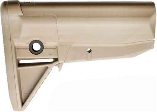 Picture of Bcm Gfsmod0spmdf Bcmgunfighter Mod 0 Flat Dark Earth Synthetic With Sopmod Cheekweld For Ar-Platform BCM-GFS-MOD0-SPMD-FDE 812526020697