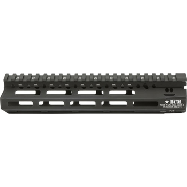 Picture of Bcm Mcmr9556blk Bcmgunfighter Mcmr 9" M-Lok, Free-Floating Style Made OF Aluminum With Black Anodized Finish For Ar-Platform BCM-MMR-9-556-BLK