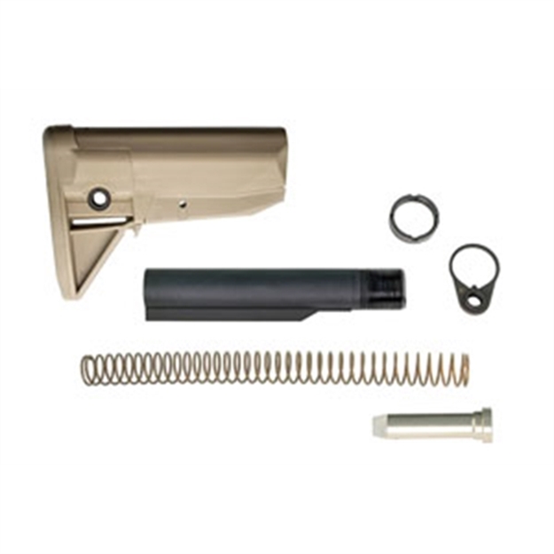 Picture of Bcm Gfskmod0fde Bcmgunfighter Mod 0 Kit Flat Dark Earth Synthetic For Ar-Platform Includes Stock Tube BCM-GFSK-MOD-0-FDE