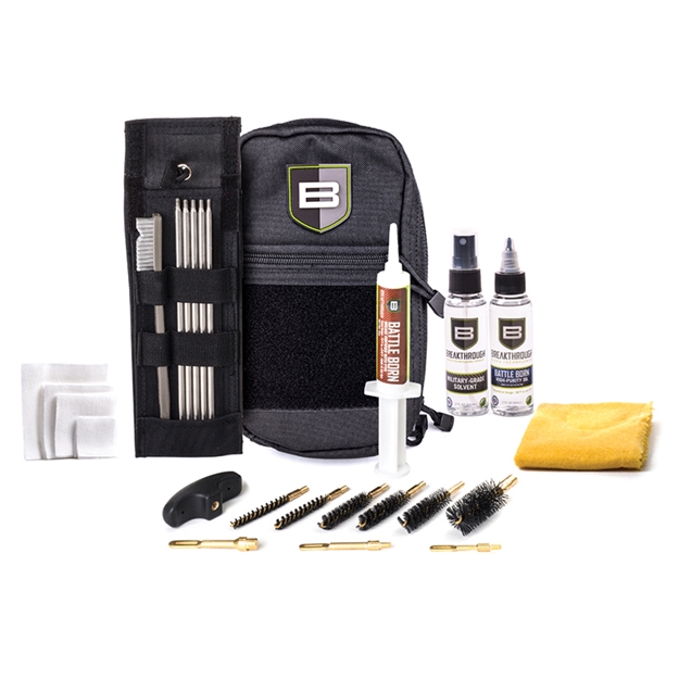Picture of Breakthrough Nylon Pouch With Molle - Stainless Steel Rod Cleaning Kit (.22 Cal Thru 12 Gauge) - Black BT-LOC-U 852712005084
