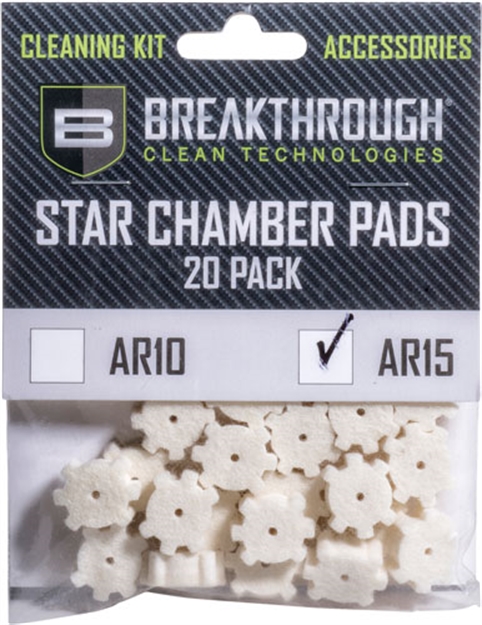Picture of Breakthrough Ar-15 Star Chamber Pad 20 PK W/ 8-32 Adtr BT-AR15SCP-20PK 855525007719