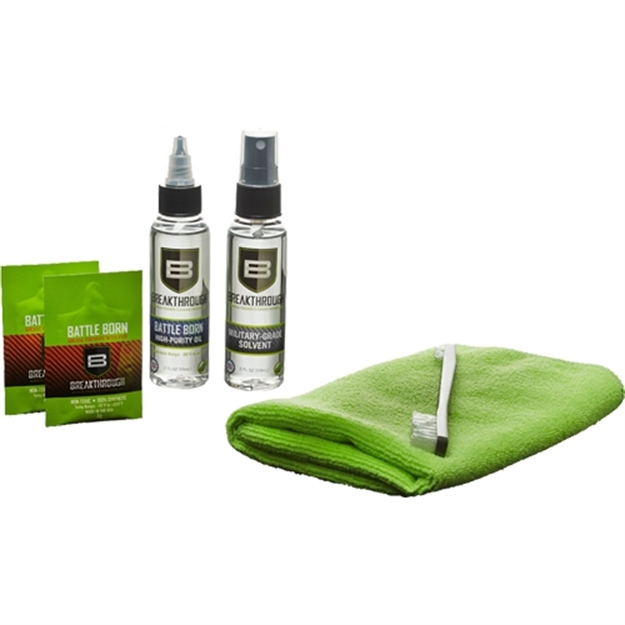 Picture of Breakthrough Basic Cleaning Kit W/ Military-Grade Solvent - 2Oz Bottle, High-Purity Oil - 2Oz. Bottle BT-101
