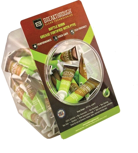 Picture of Breakthrough Battle Born Grease Fortified With Ptfe - 0.25Oz Squeeze Tube / 50Ea Per Bowl BTG-0.25OZ / HEX