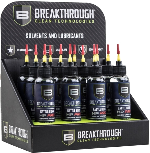 Picture of Breakthrough Battle Born HP Pro Oil (Lubricant & Protectant) - 2Oz. Bottle  / 12 Pack Counter Display HPPRO-2OZ-NTA-12PK 852712005992