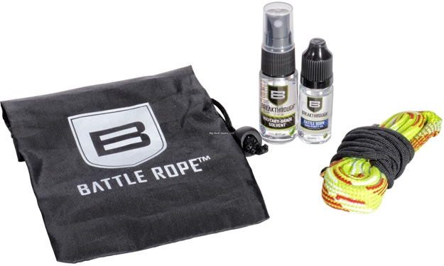 Picture of Breakthrough Battle Rope Rifle Cleaning Kit With Mini Bottles And Bag - .270 Cal / 7 MM