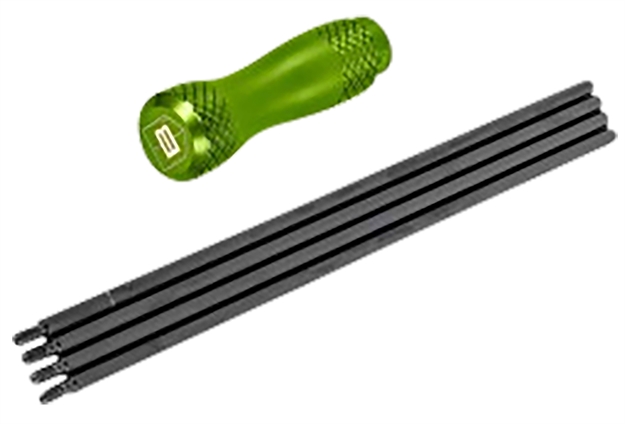Picture of Break Through Clean Tech 4-Piece Cleaning Rod 40" W/Aluminum Handle Grn BT-CR40