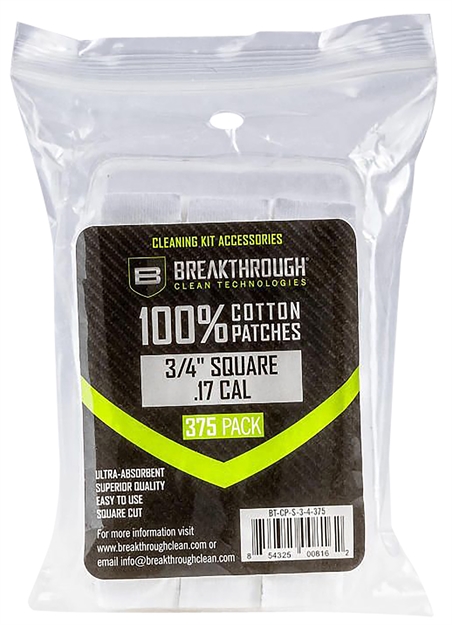 Picture of Breakthrough Square Cotton Patches - 3/4" X 3/4" - 375Pcs / Pack With Plastic Tray BT-CP-S-3/4"-375