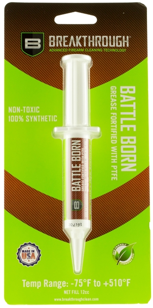 Picture of Breakthrough Battle Born Grease Fortified With Ptfe - 12Cc Syringe BTG-12CC