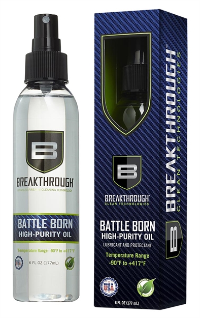 Picture of Breakthrough Battle Born High-Purity Oil (Lubricant & Protectant) - 6Oz. Bottle BTO-6OZ 852712005138