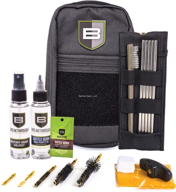 Picture of Breakthrough Nylon Pouch With Molle - Stainless Steel Rod Cleaning Kit (.223 Cal / 5.56Mm) - Black BTLOC223 852712005107