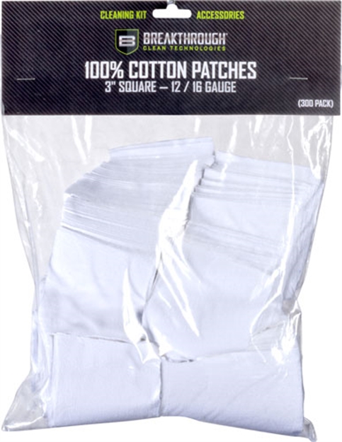 Picture of Breakthrough Cleaning Patches 3" Square .12/.16 GA 300 Pck<