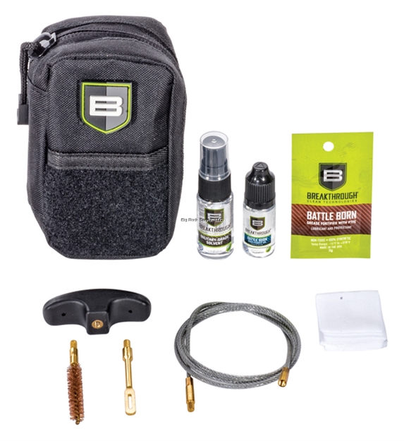 Picture of Breakthrough Compact Nylon Pouch With Molle - Cable Pull Through Cleaning Kit (.30/.308 Cal / 7.62Mm) - Black