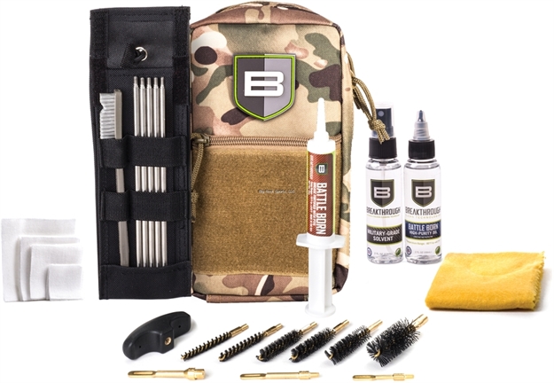 Picture of Breakthrough Nylon Pouch With Molle - Stainless Steel Rod Cleaning Kit (.22 Cal Thru 12 Gauge) - Camo