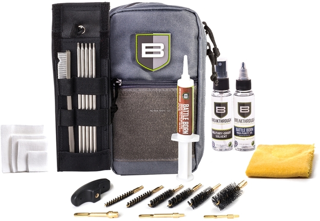 Picture of Breakthrough Nylon Pouch With Molle - Stainless Steel Rod Cleaning Kit (.223 Cal / 5.56Mm) - Gray