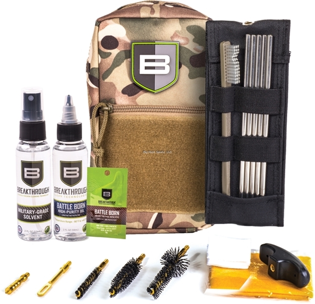 Picture of Breakthrough Nylon Pouch With Molle - Stainless Steel Rod Cleaning Kit (.30 Cal / 7.62Mm) - Camo